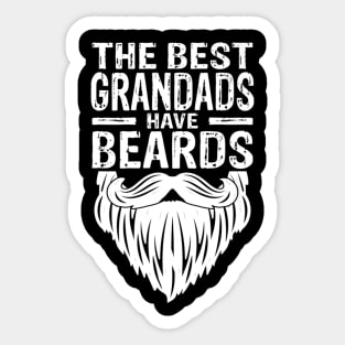 Best Grandads Beards Tattoos Husband Mens Sticker